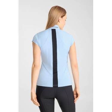Camiseta de entrenamiento B Vertigo Joelle de manga corta para mujer Azul cerúleo Camiseta de entrenamiento B Vertigo Joelle de manga corta para mujer Azul cerúleo