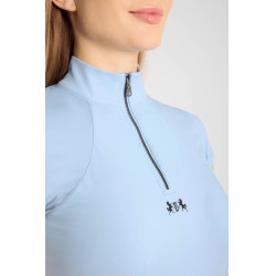 Camiseta de entrenamiento B Vertigo Joelle de manga corta para mujer Azul cerúleo Camiseta de entrenamiento B Vertigo Joelle de manga corta para mujer Azul cerúleo