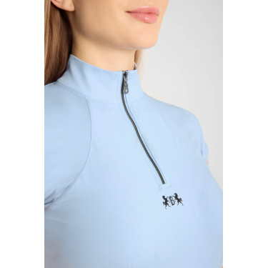 Camiseta de entrenamiento B Vertigo Joelle de manga corta para mujer Azul cerúleo Camiseta de entrenamiento B Vertigo Joelle de manga corta para mujer Azul cerúleo
