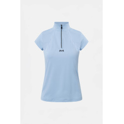 Camiseta de entrenamiento B Vertigo Joelle de manga corta para mujer Azul cerúleo Camiseta de entrenamiento B Vertigo Joelle de manga corta para mujer Azul cerúleo