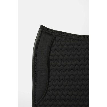 Manta de montar de terciopelo B Vertigo Velvet Belleza negra Negro