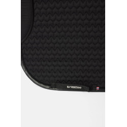 Manta de montar de terciopelo B Vertigo Velvet Belleza negra Negro