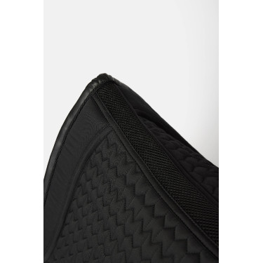 Manta de montar de terciopelo B Vertigo Velvet Belleza negra Negro