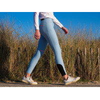 Pantalón Le Sabotier Athina mujer Azúl hielo