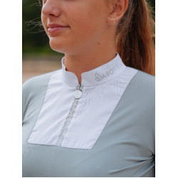 Polo de manga larga Le Sabotier Ysance mujer Gris