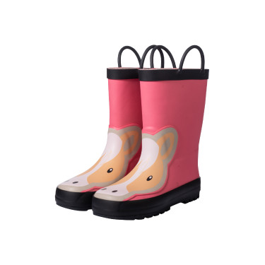 Botas de goma HKM Maui para niños Rosa