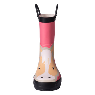 Botas de goma HKM Maui para niños Rosa