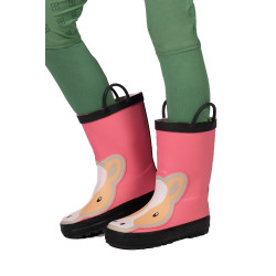 Botas de goma HKM Maui para niños Rosa