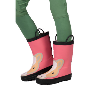 Botas de goma HKM Maui para niños Rosa