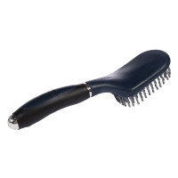 Cepillo para crines y cola HKM Soft Azul oscuro / negro