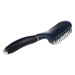 Cepillo para crines y cola HKM Soft Azul oscuro / negro