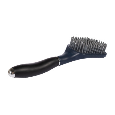 Cepillo para crines y cola HKM Soft Azul oscuro / negro