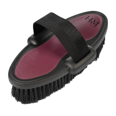 Cepillo suave HKM Soft Burdeos / negro