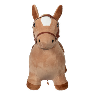 Caballo saltador HKM infantil Marrón claro Marr&amp;amp;amp;oacute;n