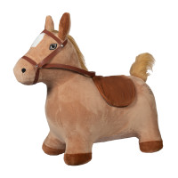 Caballo saltador HKM infantil Marrón claro Marr&amp;amp;amp;oacute;n