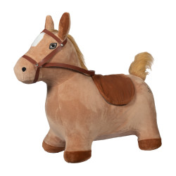 Caballo saltador HKM infantil Marrón claro Marr&amp;amp;amp;oacute;n