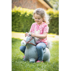Caballo saltador HKM infantil Gris