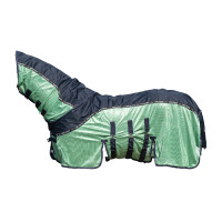 Manta antimoscas HKM Comfort Rain Azul oscuro / verde Multicolor