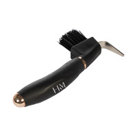 Limpia cascos HKM Soft Negro / oro rosado