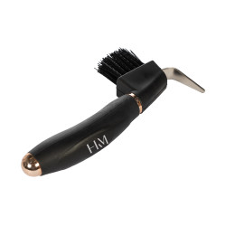 Limpia cascos HKM Soft Negro / oro rosado