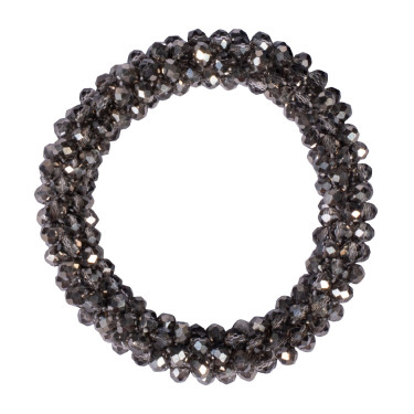 Elástico para el pelo HKM Crystal Plata Elástico para el pelo HKM Crystal Plata