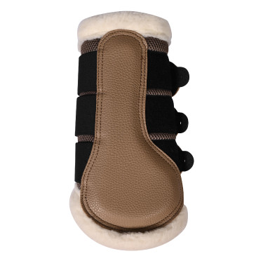 Protectores HKM Comfort Premium de malla con forro Gris pardo Marr&amp;amp;amp;oacute;n