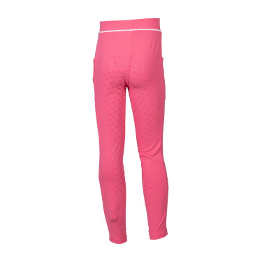 Legging HKM Maui con fondo completo de silicona para niño Rosa