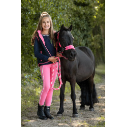 Legging HKM Maui con fondo completo de silicona para niño Rosa