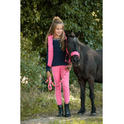 Legging HKM Maui con fondo completo de silicona para niño Rosa