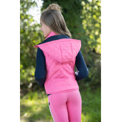 Legging HKM Maui con fondo completo de silicona para niño Rosa