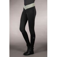 Legging Lauria Garrelli Limone con culera completa de silicona para mujer Negro