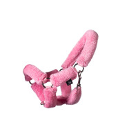 Cabezada HKM con borreguillo sintético Hobby Horse Rosa