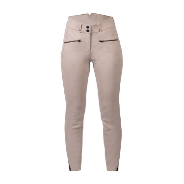 Pantalón HKM Pearl City de asiento completo de silicona para mujer Beige