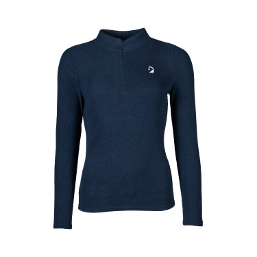 Polo de manga larga Lauria Garrelli Arezzo Soft Azul profundo