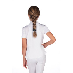 Polo de concurso HKM Glam para niño Blanco Polo de concurso HKM Glam para niño Blanco