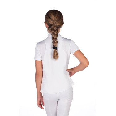 Polo de concurso HKM Glam para niño Blanco Polo de concurso HKM Glam para niño Blanco