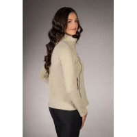 Sudadera con cremallera Lauria Garrelli Limone para mujer Gris / beige