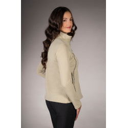 Sudadera con cremallera Lauria Garrelli Limone para mujer Gris / beige Sudadera con cremallera Lauria Garrelli Limone para mujer Gris / beige