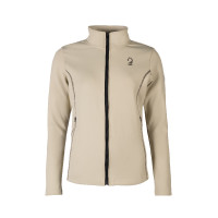 Sudadera con cremallera Lauria Garrelli Limone para mujer Gris / beige