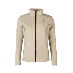 Sudadera con cremallera Lauria Garrelli Limone para mujer Gris / beige Sudadera con cremallera Lauria Garrelli Limone para mujer Gris / beige