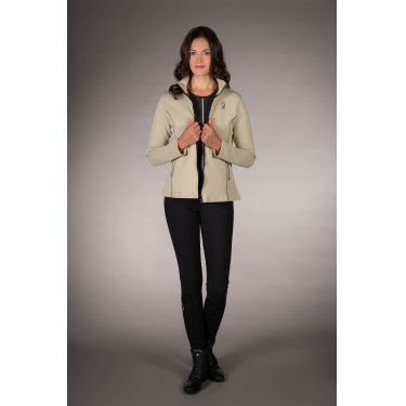 Sudadera con cremallera Lauria Garrelli Limone para mujer Gris / beige Sudadera con cremallera Lauria Garrelli Limone para mujer Gris / beige