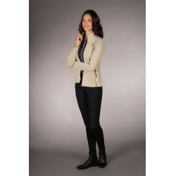 Sudadera con cremallera Lauria Garrelli Limone para mujer Gris / beige Sudadera con cremallera Lauria Garrelli Limone para mujer Gris / beige