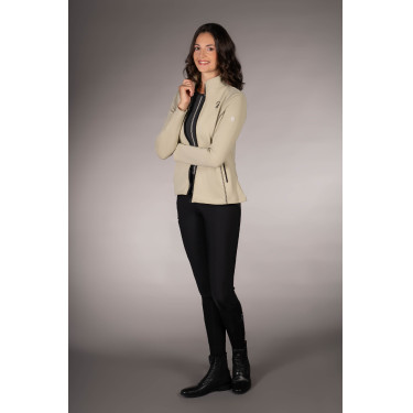 Sudadera con cremallera Lauria Garrelli Limone para mujer Gris / beige Sudadera con cremallera Lauria Garrelli Limone para mujer Gris / beige