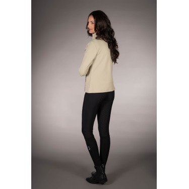 Sudadera con cremallera Lauria Garrelli Limone para mujer Gris / beige Sudadera con cremallera Lauria Garrelli Limone para mujer Gris / beige