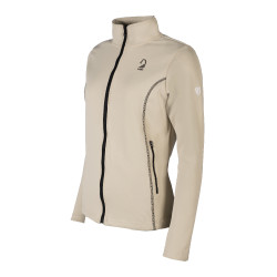 Sudadera con cremallera Lauria Garrelli Limone para mujer Gris / beige Sudadera con cremallera Lauria Garrelli Limone para mujer Gris / beige