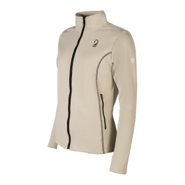 Sudadera con cremallera Lauria Garrelli Limone para mujer Gris / beige Sudadera con cremallera Lauria Garrelli Limone para mujer Gris / beige