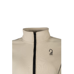 Sudadera con cremallera Lauria Garrelli Limone para mujer Gris / beige Sudadera con cremallera Lauria Garrelli Limone para mujer Gris / beige