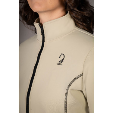 Sudadera con cremallera Lauria Garrelli Limone para mujer Gris / beige Sudadera con cremallera Lauria Garrelli Limone para mujer Gris / beige