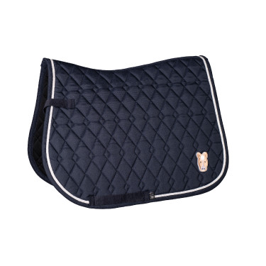 Mantilla HKM Maui Patch para shettys Azul profundo