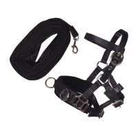 Juego de trabajo a la cuerda HKM Hobby Horse Negro